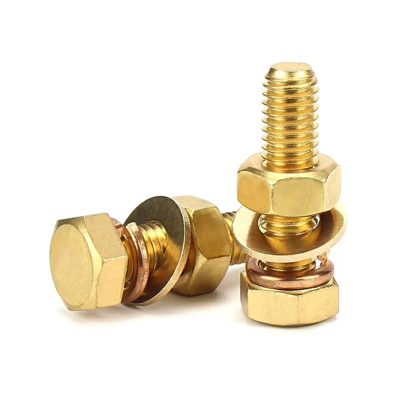 Brass Hex Nut & Bolt (M4 - M12) thumbnail 2